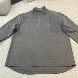 ASOS 4505 Grey Quarter-Zip Training Sweatshirt Size XXL